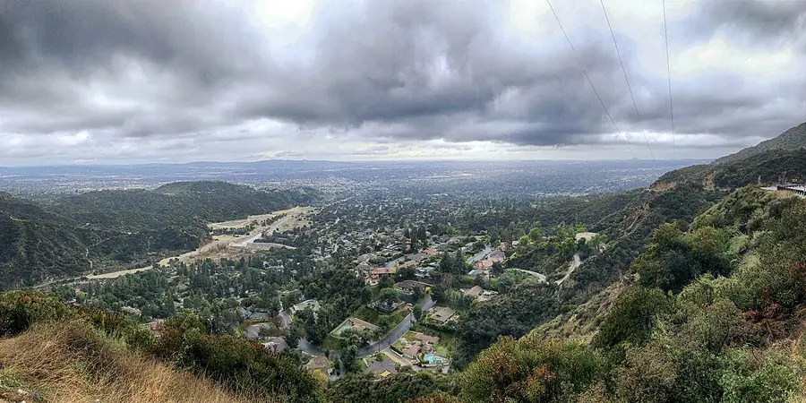 Chantry Flat Road in the hills above Sierra Madre